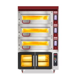 SGS MT-800-2 Mayalandırma Kabinli Çok Amaçlı Fırın Üç Katlı