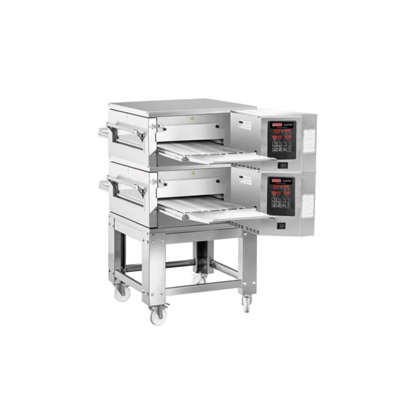 SGS PO KD 50 Gazlı Konveyörlü Pizza Fırını Çift Katlı