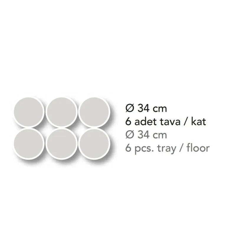 SGS PZ 10575 DE Ø 34 Cm 6+6 Tava Kapasiteli Pizza Fırını Üstten Açılmalı Kapak