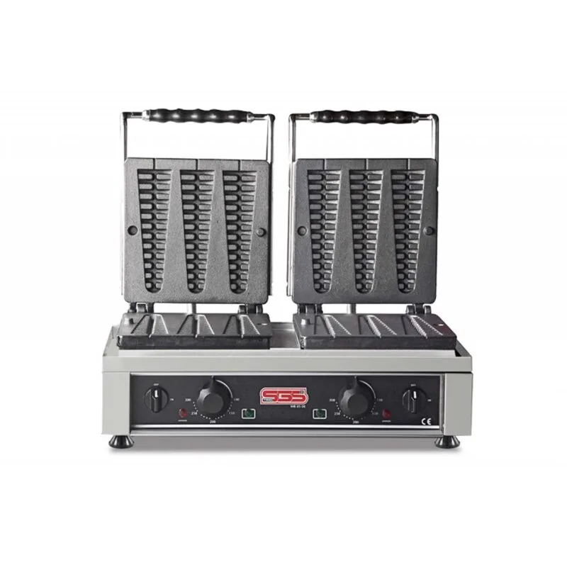 SGS WF 25 DE İkili Çubuk Waffle Makinesi 21 cm