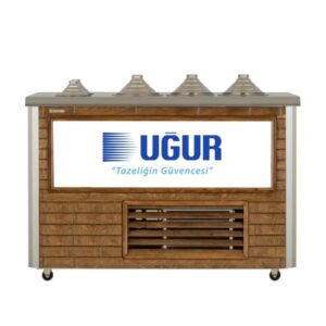 Uğur UDM 3+2 MF Ahşap Sosluklu Dondurma Fıçısı