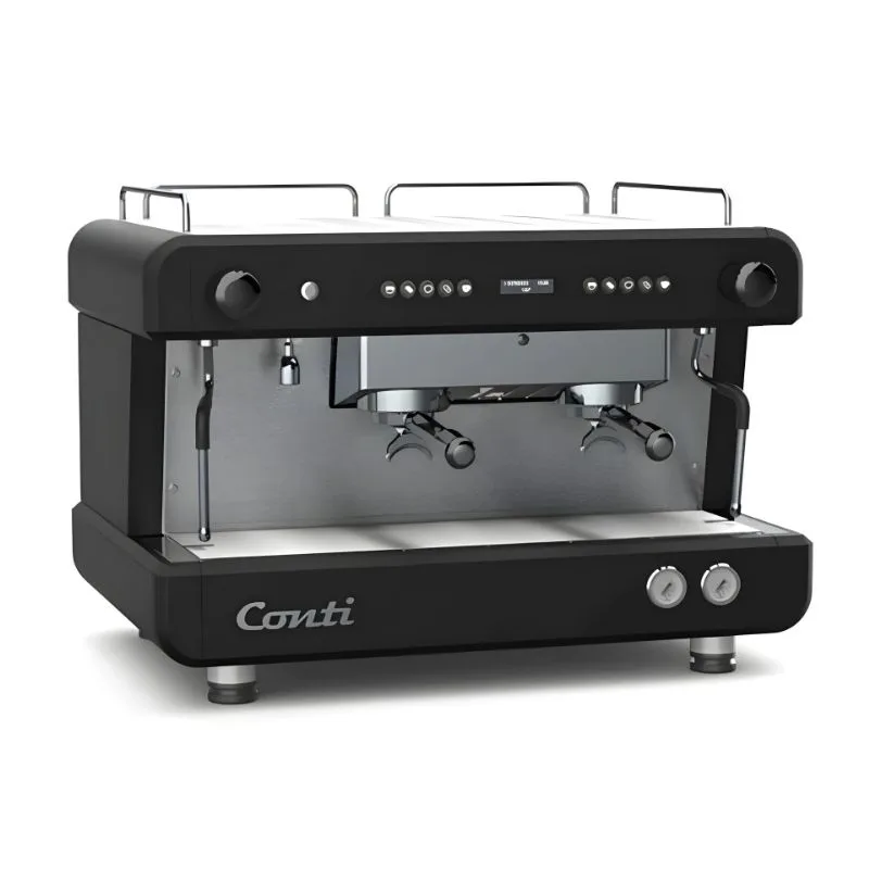 Conti Monaco CC202 DTC Tam Otomatik Espresso Makinesi, 2 Gruplu, Siyah