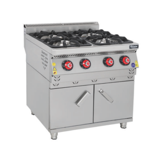 Himaksan 4'Lü Ocak Dolaplı, Gazlı 80x70 Cm HMK-DOIG 878