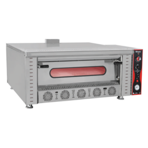 Himaksan Tek Katlı Pizza Fırını, Gazlı, Ø30 cm 6 Pizza Kapasiteli HMK-PFG6 1175