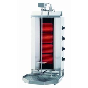 Kalitegaz 4 Radyanlı Üstten Motorlu Döner Ocağı, Elektrikli, KLG231