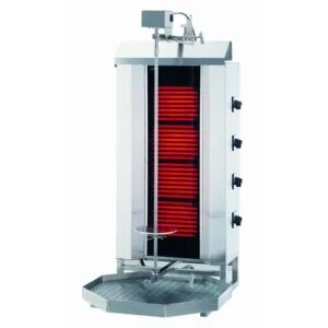 Kalitegaz 4 Radyanlı Üstten Motorlu Döner Ocağı, Elektrikli, KLG231