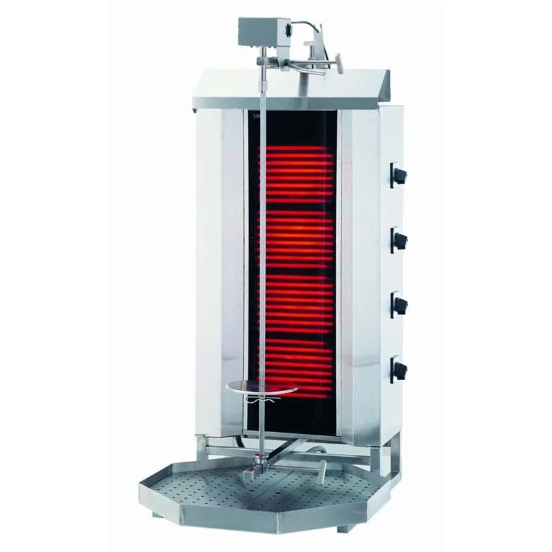 Kalitegaz 4 Radyanlı Üstten Motorlu Döner Ocağı, Elektrikli, KLG231