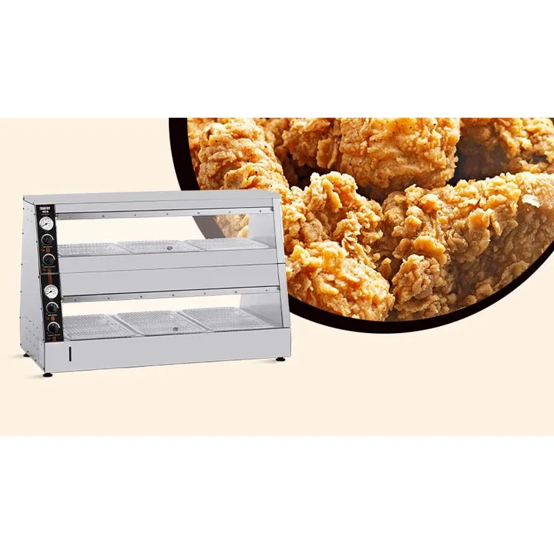 Makfry Sıcak Teşhir Ünitesi 2 Katlı, 30 Kg Kapasiteli HD6