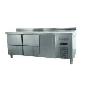 NDustrio 4 Çekmeceli 1 Kapılı Tezgah Tip Gastronorm Derin Dondurucu, TNG-73-4D
