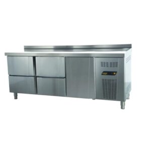 NDustrio 4 Çekmeceli 1 Kapılı Tezgah Tip Snack Derin Dondurucu, TNS-63-4D