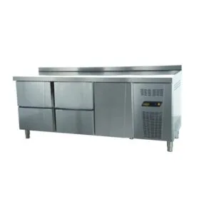 NDustrio 4 Çekmeceli 1 Kapılı Tezgah Tip Snack Buzdolabı, TPS-63-4D