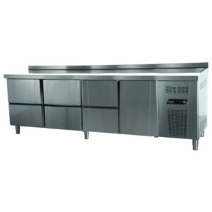 NDustrio 6 Çekmeceli 1 Kapılı Tezgah Tip Pastane Buzdolabı, TPP-84-6D