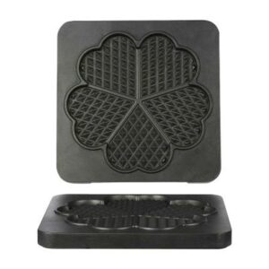 Omake Kare Waffle Makinası Kalıbı, Heart Ø220