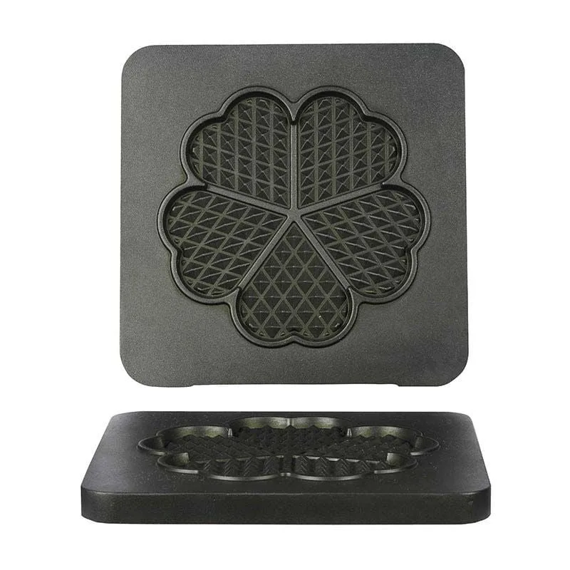 Omake Kare Waffle Makinası Kalıbı, Heart Ø190
