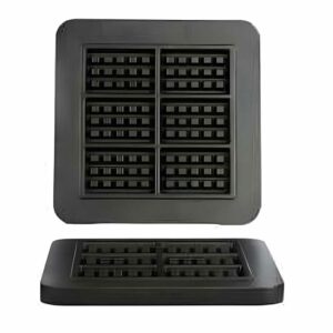 Omake Kare Waffle Makinası Kalıbı, Bürüksel 3x5 Mini