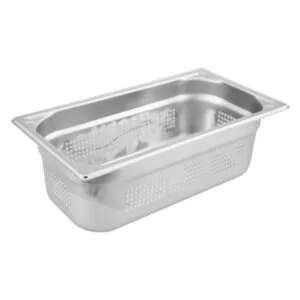 Öztiryakiler Delikli Gastronorm Küvet, Köşe Desenli GNP 1/3x40, 17x32,5x4 cm