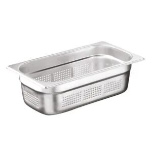 Öztiryakiler Delikli Gastronorm Küvet, GNP 1/3x200, 17x32,5x20 cm
