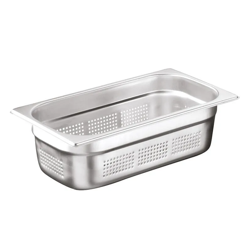 Öztiryakiler Delikli Gastronorm Küvet, GNP 1/3x20, 17x32,5x2 cm