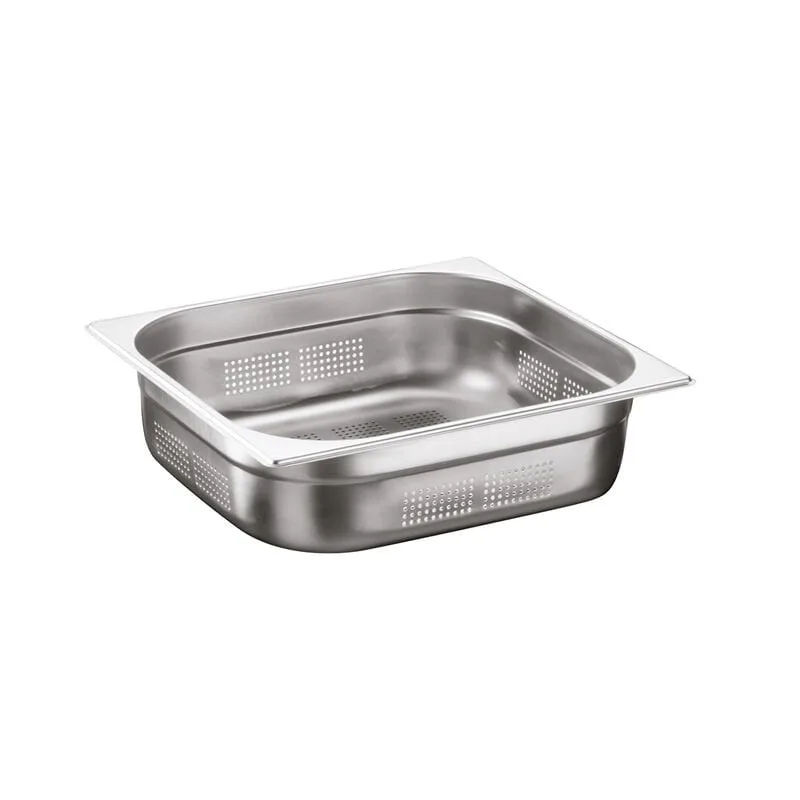 Öztiryakiler Delikli Gastronorm Küvet, GNP 1/2x100, 26,5x32,5x10 cm