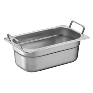 Öztiryakiler Saplı Gastronorm Küvet, GH 1/4-150, 16x26,5x15 cm