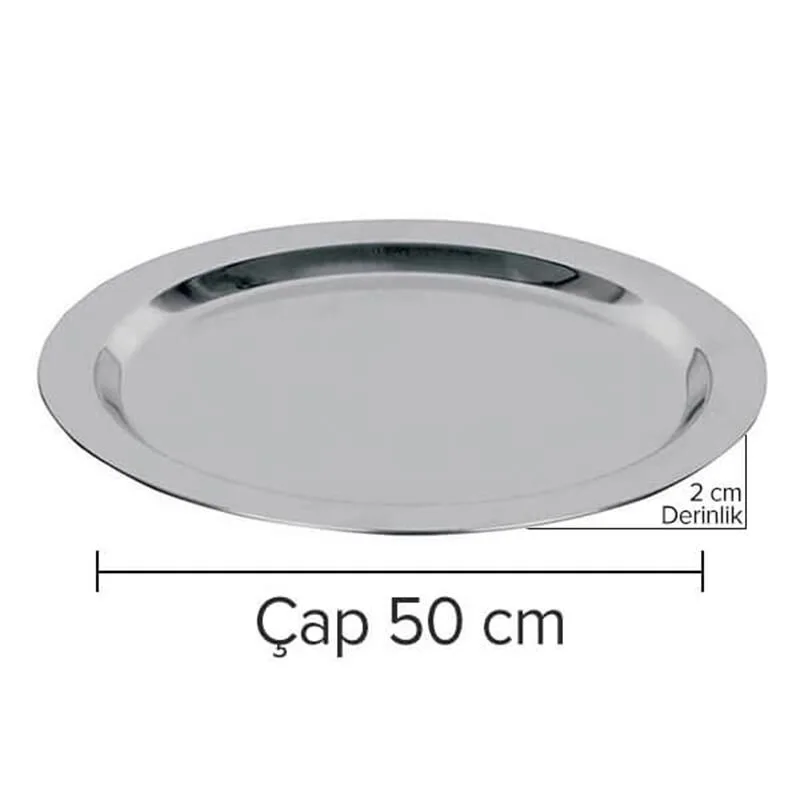 Öztiryakiler Yuvarlak Banket Tepsisi 50x2 cm