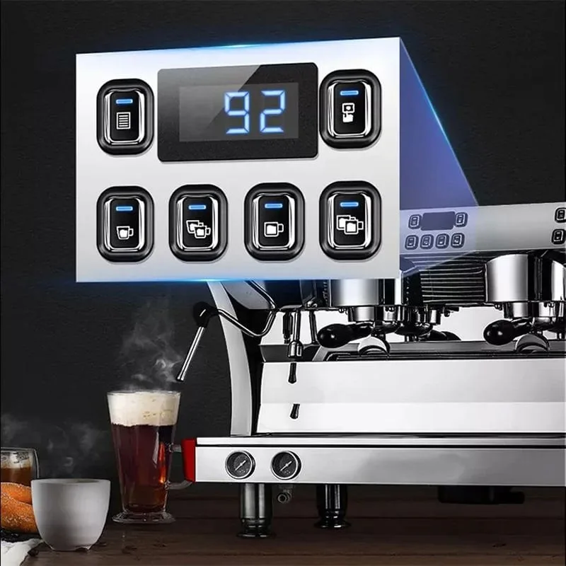 Remta 2 Gruplu Tam Otomatik Espresso Kahve Makinesi, Siyah CRM3120C
