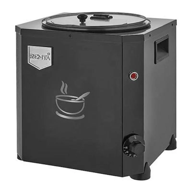 Remta Jumbo Model Çorba Isıtıcısı 9 Litre, Siyah CB18