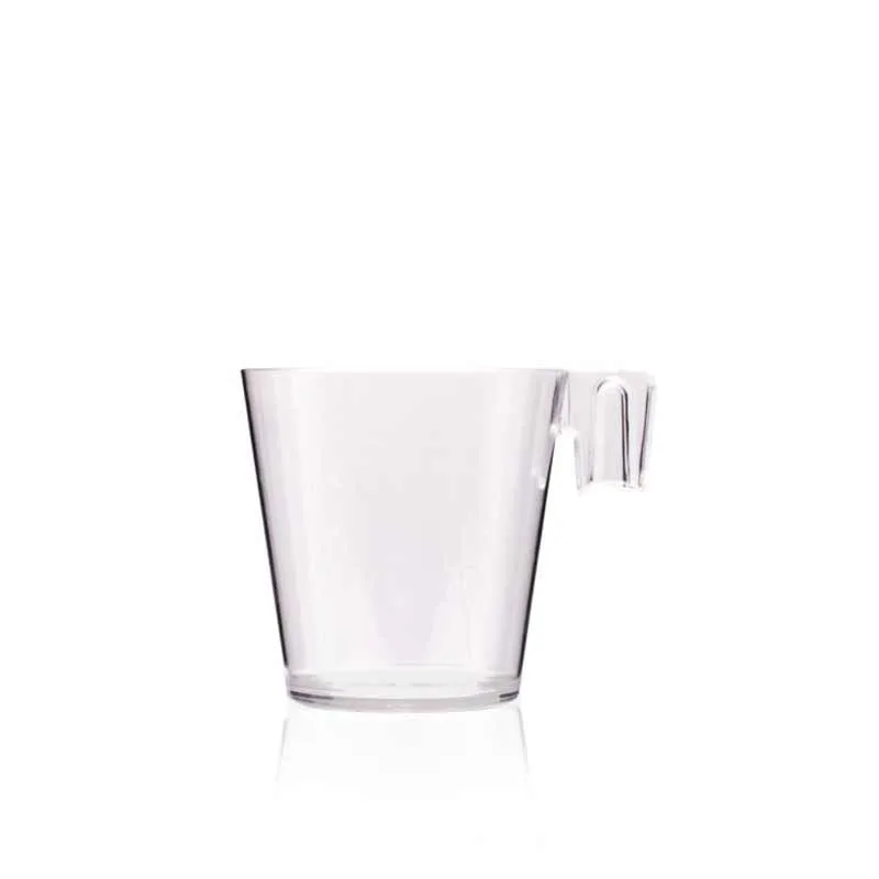 Rubikap Tek Kullanımlık Espresso Ve Türk Kahvesi Bardağı, 80 ml Şeffaf