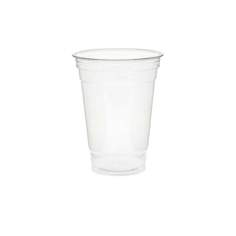 Rubikap Tek Kullanımlık Pet Bardak, 400 ml Şeffaf