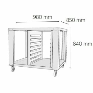 Venarro DEF-P6A Patisserie Fırın Alt Standı, Peregrin Serisi