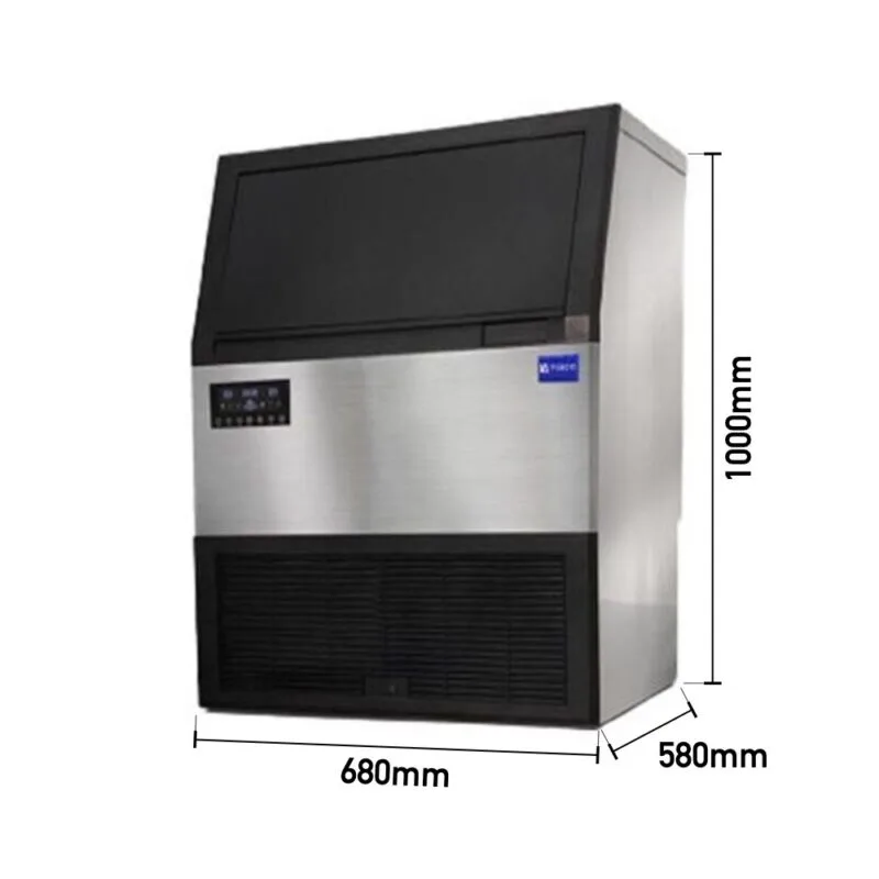 Vosco 100 Kilogram/Gün Kapasiteli Aura Seri Tezgahaltı Buz Makinesi VCSB-100C