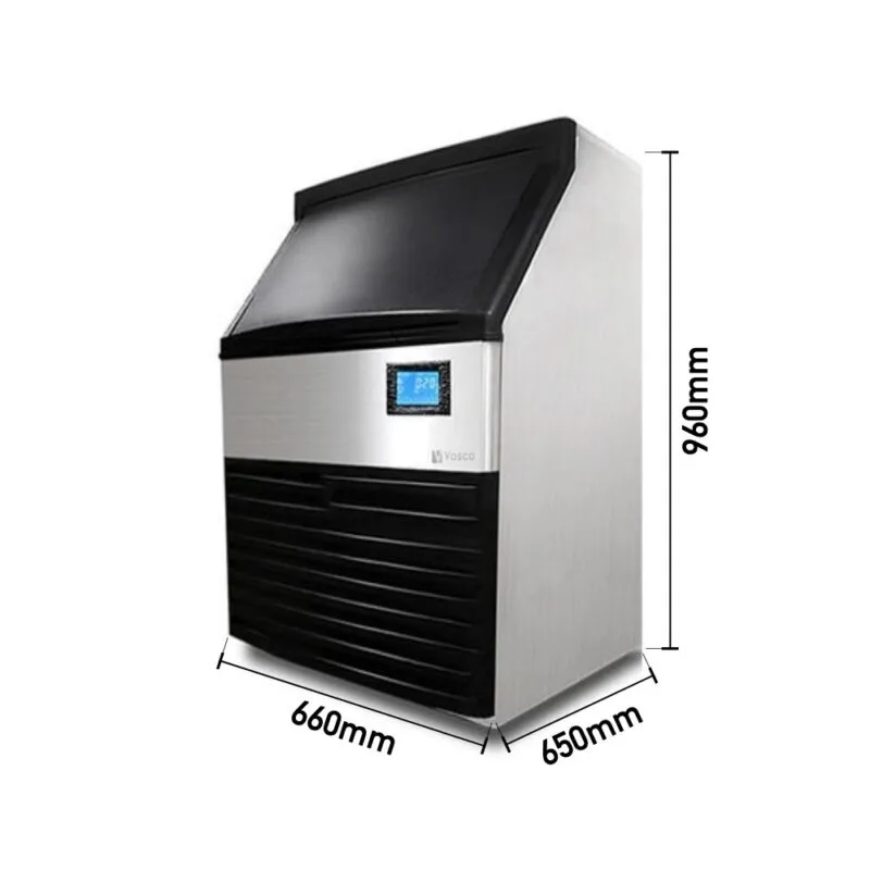 Vosco 120 Kilogram/Gün Kapasiteli Aura Seri Tezgah Altı Buz Makinesi VCSB-120C