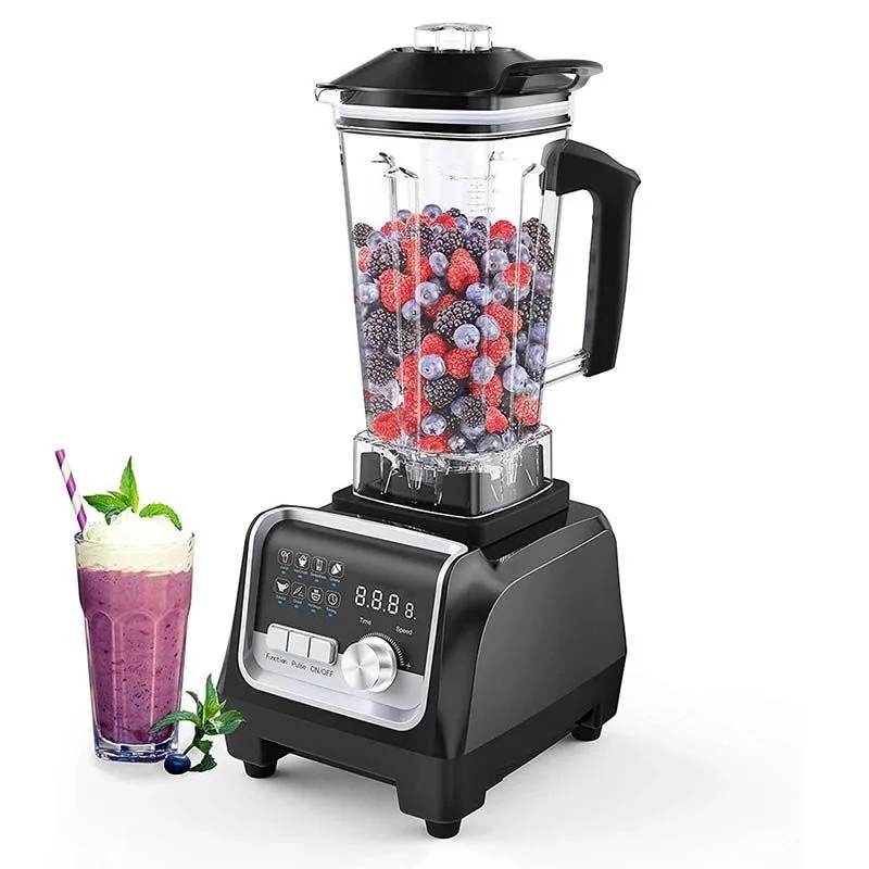 Vosco HS-206C Pro Dijital Buz Kırıcı Bar Blender, 2 Litre, 1600 W, Siyah
