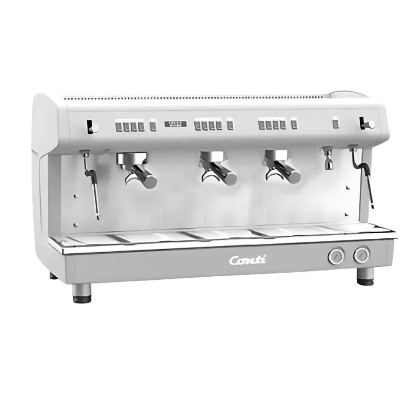 Conti Monaco X-ONE TCI TC Evo 3 Gruplu Tam Otomatik Espresso Kahve Makinesi, Beyaz
