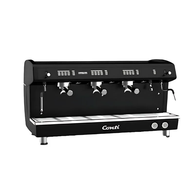 Conti Monaco X-ONE TCI TC Evo 3 Gruplu Tam Otomatik Espresso Kahve Makinesi, Siyah