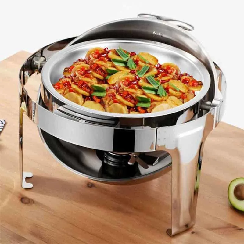Epinox Chafıng Dısh Roll Top Yuvarlak 6 L