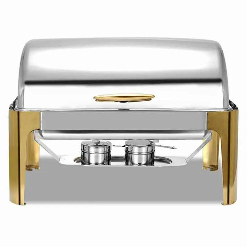 Epinox Chafıng Dısh Roll Top 9 L Gold