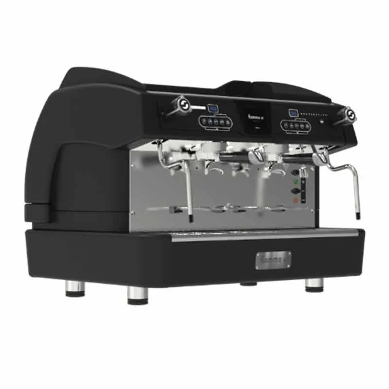 Fiamma Compass 2 MB Espresso Kahve Makinesi Tall Cup, 2 Gruplu, Siyah