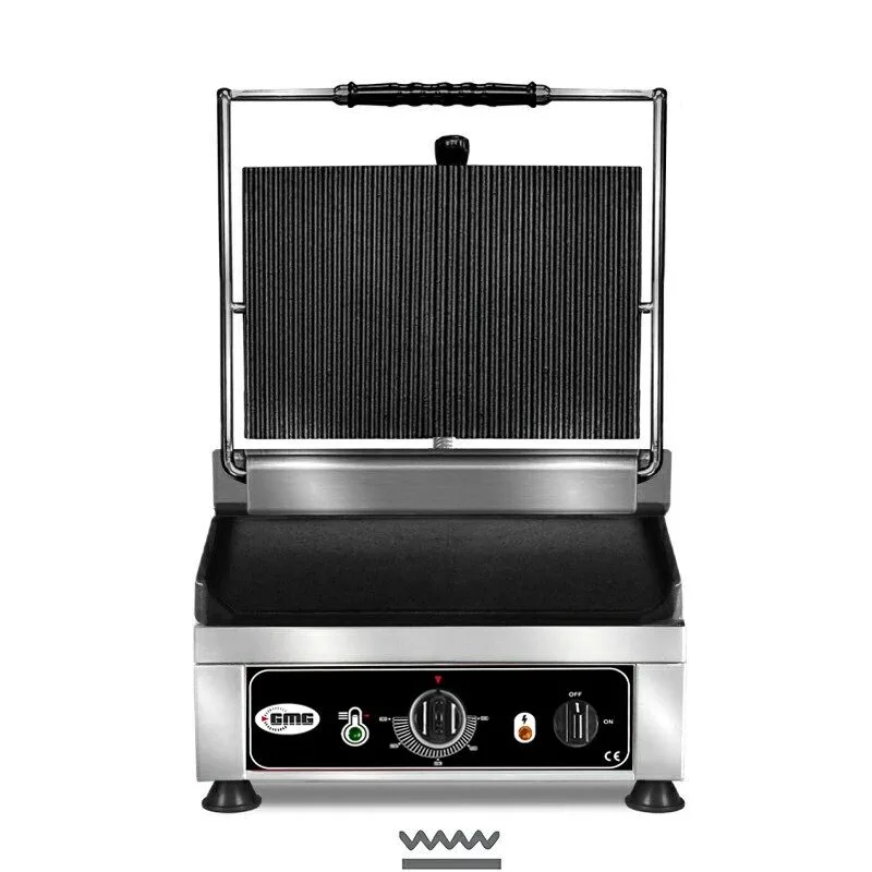 GMG KG 2525 G Yarı oluklu  Tost Makinesi, 25x25 cm