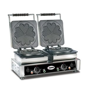 GMG WE 21 L Çiçek Model Waffle Makinesi, Çift Kapaklı