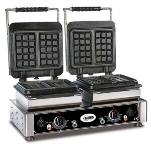 GMG WE 22 Çift Kare Waffle Makinesi, Çift Kapaklı