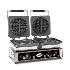 GMG WE 26 Americano Waffle Makinesi, Çift Kapaklı Değiştirilebilir Plaka