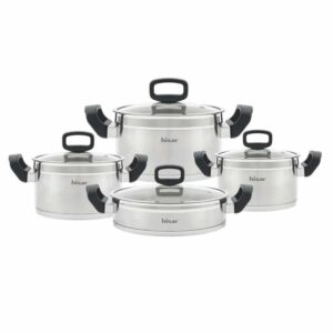 Hisar Orion JOY 8 Parça Çelik Tencere Seti