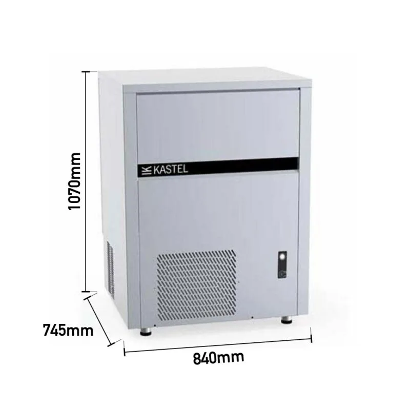 Kastel KP 165/75 Küp Buz Makinesi, 165Kg/Gün Kapasiteli
