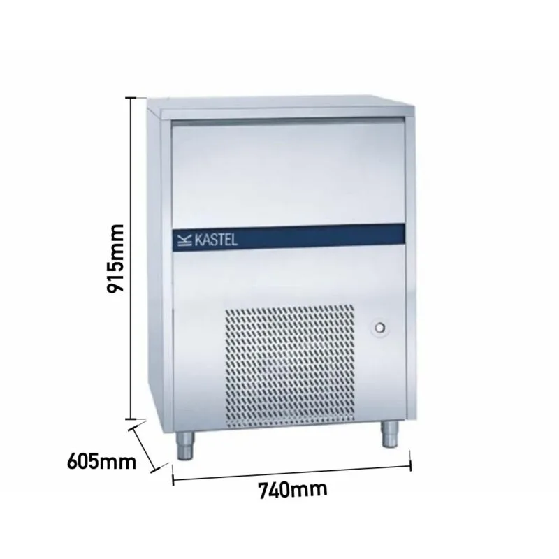 Kastel KP 85/40 Küp Buz Makinesi, 85Kg/Gün Kapasiteli