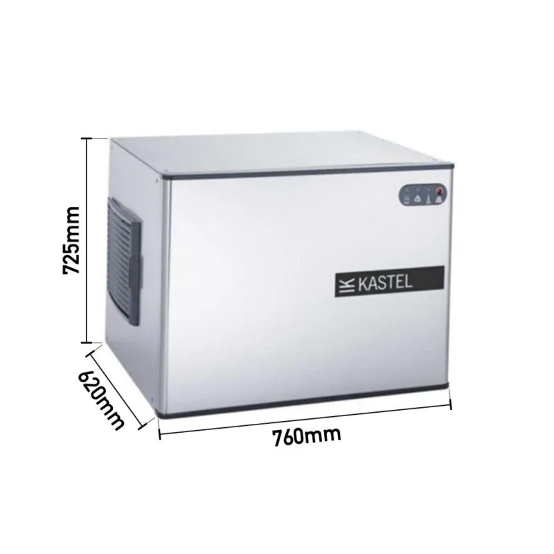 Kastel KQ 450 Zar Buz Makinesi, 450Kg/Gün Kapasiteli