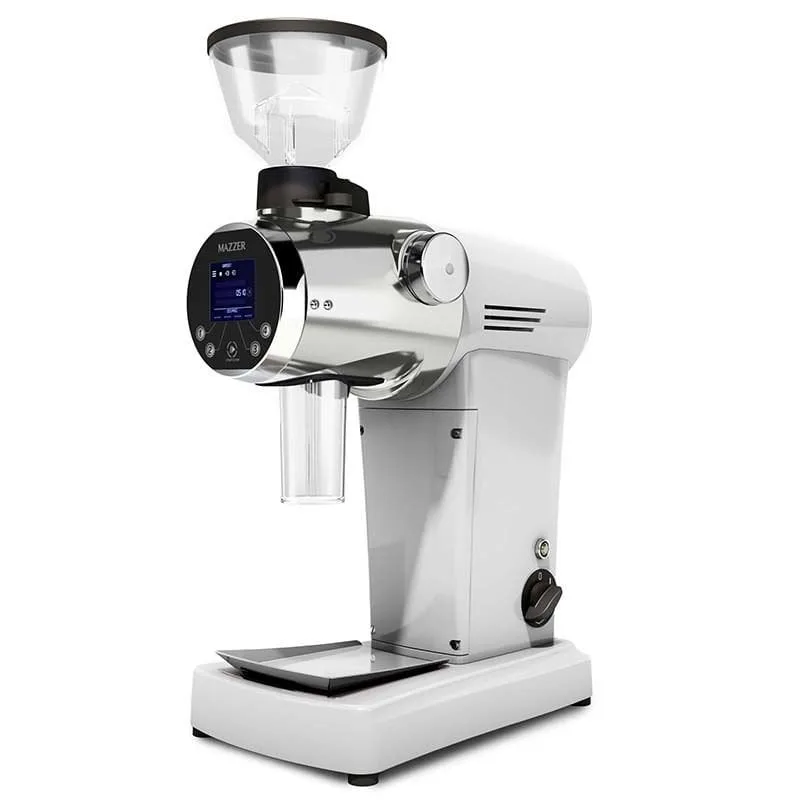 Mazzer ZM Electronic Espresso Kahve Değirmeni, Beyaz