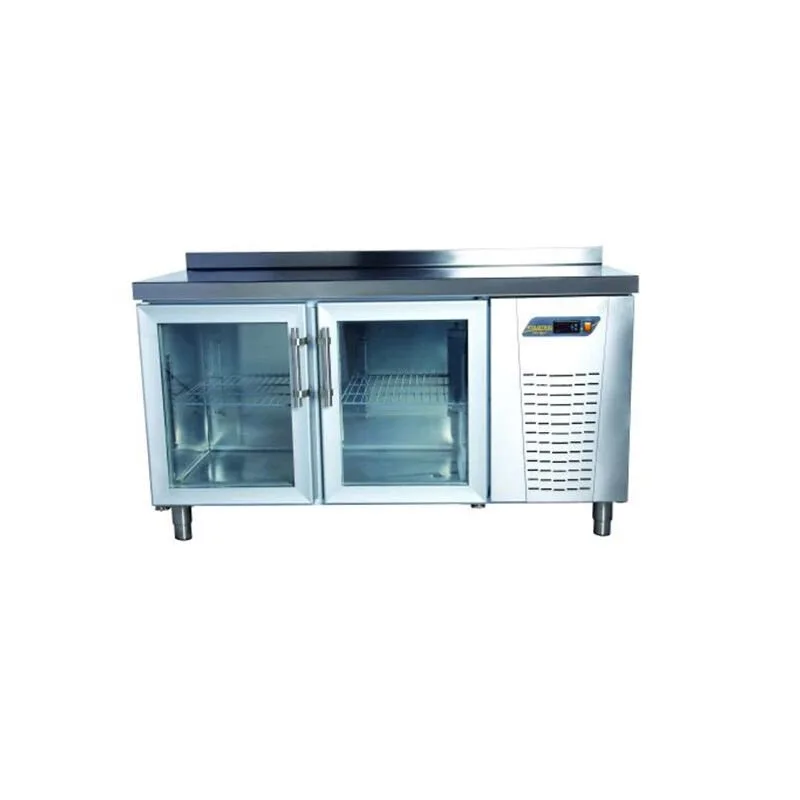 NDustrio 2 Cam Kapılı Tezgah Tip Gastronorm Buzdolabı, TPG-72-GD