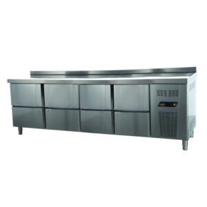 NDustrio 8 Çekmeceli Tezgah Tip Snack Buzdolabı TPS-64-8D