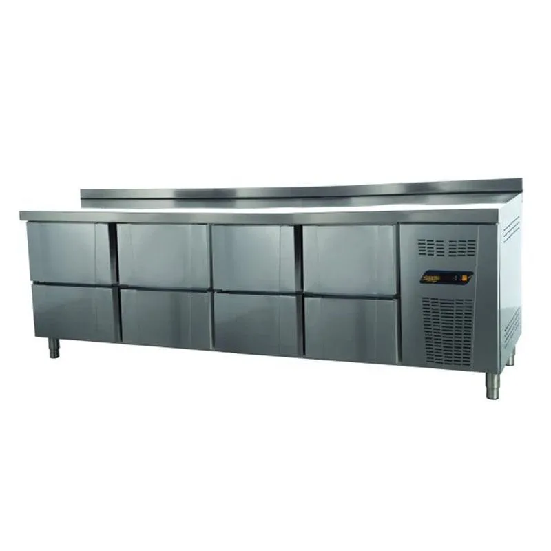 NDustrio 8 Çekmeceli Tezgah Tip Snack Buzdolabı TPS-64-8D